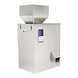 Powder Filling Machine, 1-500g Multifunction Automatic Filling and Packing Machine, 110V Powder Filler Particle Dispenser for Tea Seeds Grains Powder Flour Beans Glitter