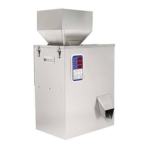 Powder Filling Machine, 1-500g Multifunction Automatic Filling and Packing Machine, 110V Powder Filler Particle Dispenser for Tea Seeds Grains Powder Flour Beans Glitter