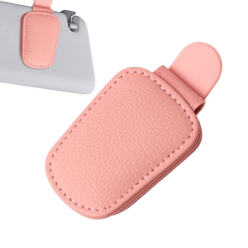 車用サングラスホルダー - 磁気式 サングラス ブラケット - インテリアチケットオーガナイザー | 自動車・バン・SUV・セダン対応、男女兼用、旅行・ドライブ用