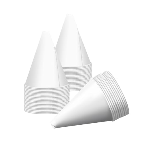 Yitexin 50 Pack Papiertrichter für Motorölkonus, Einwegtrichter für Ölwechsel lang, Autotrichter für Automobilgebrauch Motoröl Wasser Gas Kühlmittel (50)