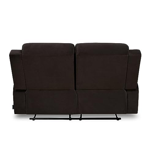 Image of Torque - Rubik 2 Seater Fabric Manual Recliner | Recliner Sofa /Chair for Living Room, Bedroom, Office (Brown) | 1 Year Warranty