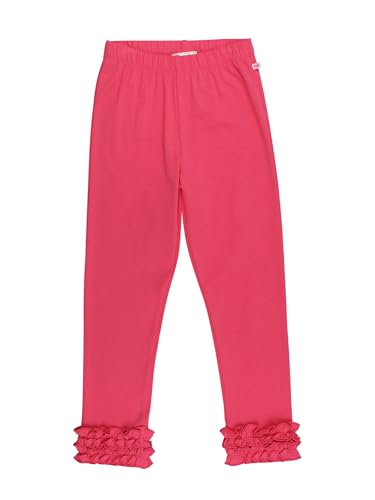 Image of RuffleButts Toddler Girl Merry & Bright Ruffle Leggings - Ankle Leggings