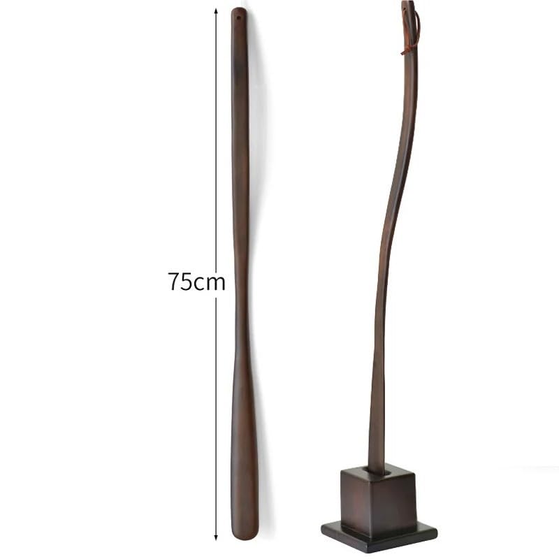 Calzascarpe Calzascarpe 75cm 65cm Calzascarpe professionale in legno Calzascarpe flessibile a manico lungo Utile Cucchiaio for scarpe Sollevatore for scarpe Strumenti for la casa Strumento Calzascarpe
