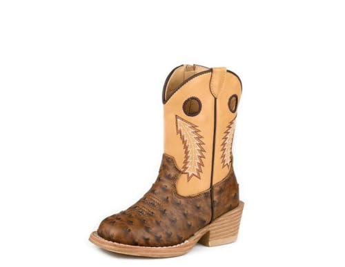 ROPER Boy's Walker Bumps (Toddler) Western Boot