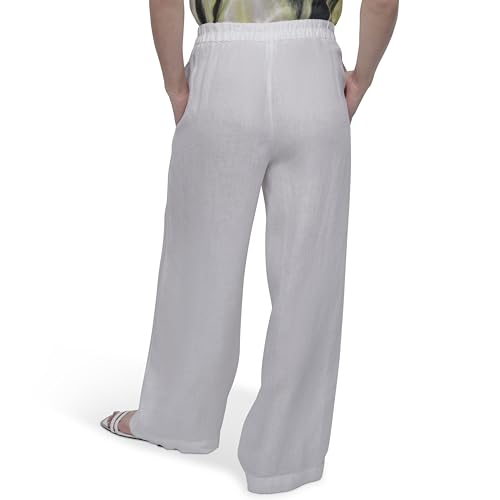 Pantalón de lino DKNY ligero antisufrimiento térmico para mujer activa 4