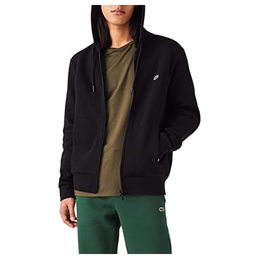 Lacoste Sweatshirt Classic Fit Homme , Noir, XL