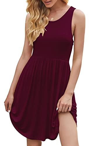 Image of HiMONE Vacation Dresses for Women 2025 Summer Dress Women's Casual Sundresses Casual Beach Petite Sun Dress XS-2XL