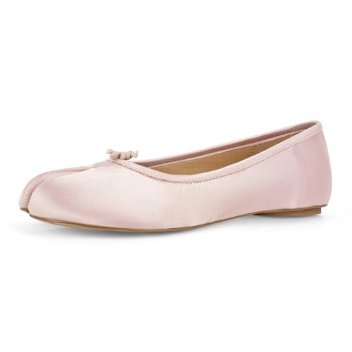 Image of Tabi Shoes Women Split Toe Shoes Wide Width Ballet Flats Comfort Casual Work Shoes for Women Office