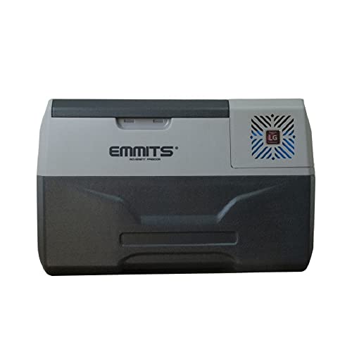 Nevera portátil Inteligente Emmits 30L compresor bateria LG con Ruedas y asa de Transporte