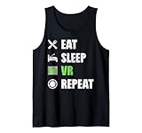 El Juego Divertido de la Realidad Virtual del Jugador de VR Come el sueño VR Repite Camiseta sin Mangas