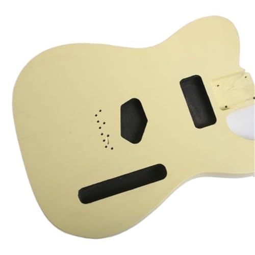 Unfinished Guitar Body Swamp Ash Center Split Body Painted For TL Electric Guitar(Yellow)