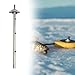 Menolana Ice Drill Auger Extension Rod, Ice Insert 50 cm, Outdoor Sturdy Ice Burrowing, Ice Drill Tool, Ice Chisel for Sea Fishing