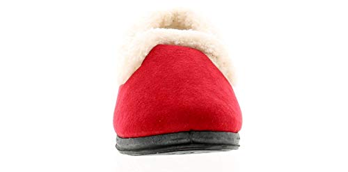 Heavenly Feet Silentnight, Pantofole Donna, Rosso