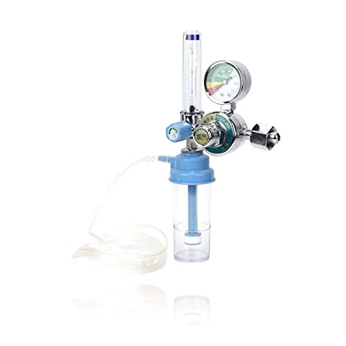Air Regulator, Oxygen Pressure Gas Regulator Inhaler BSP 5/8" Inhalator Oxygen Meter 10 m&sup3;/H Pressure Reducing Valve Regulator for Family Hospitals