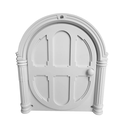 TJHypenete Cat Door Interior Door, 28*24*6.5cm Large Kitty Door, Stylish Indoor Cat Door, No-Flap Pet Door for Cats, Kitties and Small Dogs, Cat Up to 15kg, Easy DIY Setup in Minutes, Safety Material