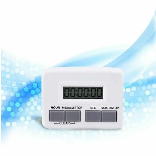 Image of LABART White Digital Timer (‎DT 109) with Extra Loud Sound for Laboratories, Kitchen