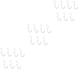 SOLUSTRE 21 Pcs Peg Board Hook Pegboard Hardware Peg Storage Hooks Pegboard Accessories Pegboard Hangers Garage Tool Hanger Heavy Duty s Hooks Nail The Wall White Plastic Wall Hanging