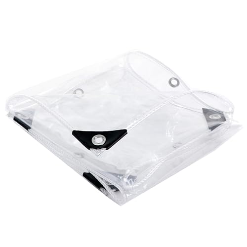 Lona transparente con ojales impermeable resistente al desgarro para techo 2