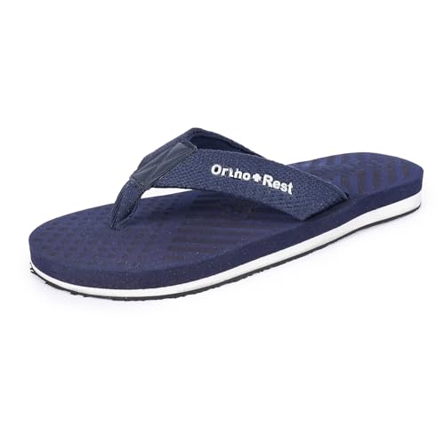 Image of Ortho + Rest mens M10018 navy Slipper
