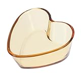 ULTECHNOVO Herzförmige Dampfschüssel Transparente Back und Servierschüssel Vielseitig Einsetzbar für Dämpfen und Desserts für Mikrowelle und Ofen