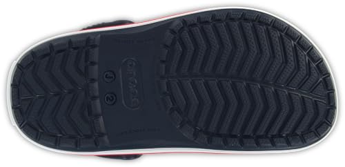 Image of Crocs unisex-child Crocband Clog Clog, Navy /Red, 4 UK M / 5 UK W (M5W7)