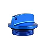 Material: 6061-T6 CROSYO 1 stück Motorrad CNC-Öl-Füllkappen-Stecker für Kawasaki Ninja 250R 300 500R 600R 750R ZX10 ZX11 ZX12R ZX6R ZX9R ZX14R Z250 VN900 Z1000 (Farbe : Blue)