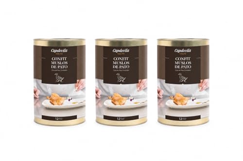 CAPDEVILA Confit de Pato Muslos 12 unidades - Pack de 3 Unidades
