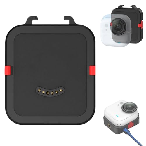 Honbobo Insta360 Go Ultra用 充電ベース,GO Ultra 用 マグネット式充電スタンドベース アクセサリー (ブラック)