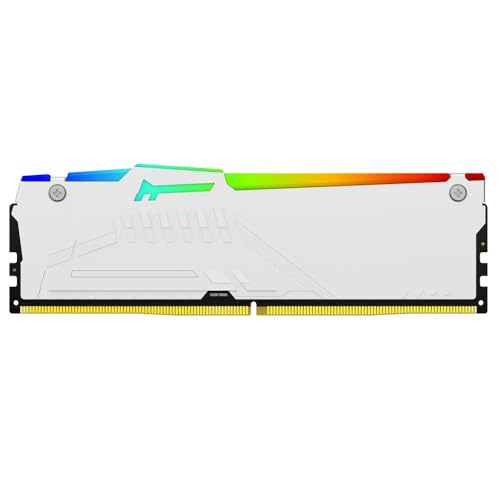 FURY Beast Bianco RGB 32GB (2x16GB) 6000MT/s DDR5 CL30 DIMM Memoria Gaming per Computer Fissi Kit da 2 AMD EXPO/ Intel XMP - KF560C30BWEAK2-32 - RAM - Immagine 3