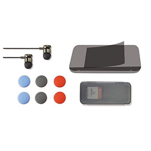 Steelplay-Kit d’accessoires complet 11en 1 Compatible avec Nintendo Switch incluant un étui de transport rigide pour Nintendo Switch,1 écran de protection en Verre Trempé.