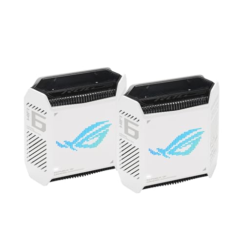 GT6 Tri-Band WiFi 6 Sistema WiFi 6 Mesh con Mobile Tethering, alternativa ai Router 4G 5G, Porta 2.5 G 5,9 GHz, copre oltre 500 mq, RangeBoost Plus, Sicurezza Internet Gratuita, 2 pezzi