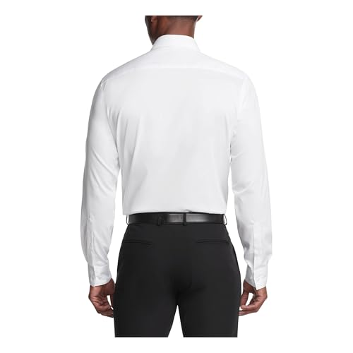 Van Heusen Men's Dress Shirt Regular Fit Ultra Wrinkle Free Flex Collar Stretch Solid2