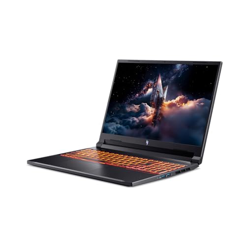 Image of acer Nitro V ANV16-72-72ZY Gaming Laptop | 16 inch WUXGA IPS 180Hz | Intel Core 7 240H | NVIDIA GeForce RTX 5070 | 16GB RAM | 512GB SSD | WiFi 6E | Backlit Keyboard | HDMI 2.1 | USB-C | Win 11 Home