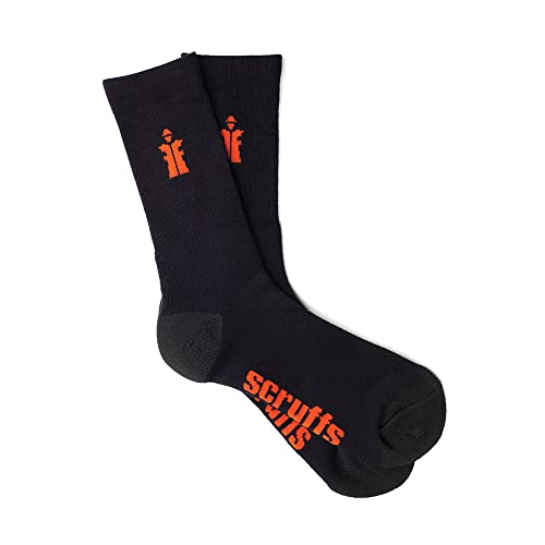 Scruffs Worker Socks 3pk, Size 10 - 13 / 44 - 48, Black - Image 4