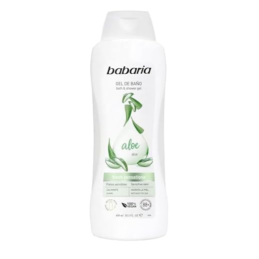 Babaria Gel de Baño Hidratante con Aloe Vera Fresh Sensations - 600 ml (8410412029865)