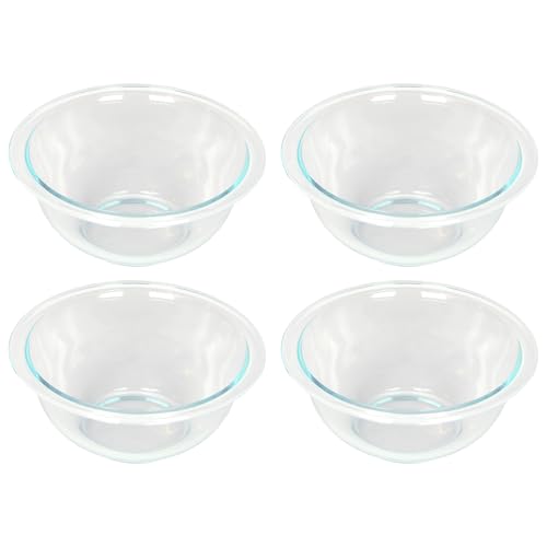 Pyrex 322 Bol para Mezclar de Vidrio 1qt (Paquete de 4) miniatura 1