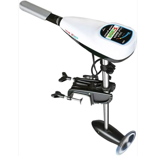 AECEVAN Electric Trolling Motor, 240lbs Thrust Outboard Engine Saltwater Trolling Motor for Fishing Boats Saltwater Transom Mounted 24V (A)