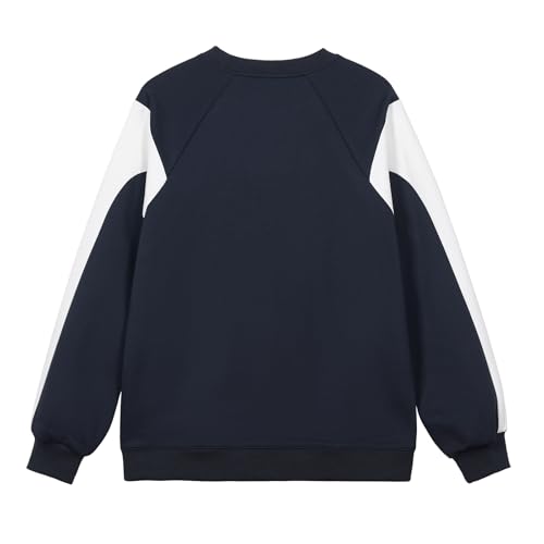 GURUNVANI Mens Oversized Graphic Sweatshirt Colorblock Patchwork Pullover Racing Streetwear Top2