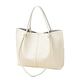 XIUsheUA Bolso bandolera grande de piel para mujer Bolso de mano cuero for mujer, bolso hombro gran capacidad for uso diario(Color 2)