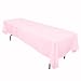 LinenTablecloth 60 x 126-Inch Rectangular Polyester Tablecloth Pink