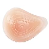 1ピースシリコーン胸肉形成女性胸部改良のための自己接着性の偽のおっぱいライフレイクプロテーゼ (Color : Left Side Only, Size : D Cup:420g)
