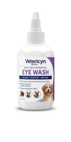 image for Vetericyn Plus Dog and Cat Eye Wash | Eye Drops for Dogs and Cats to F