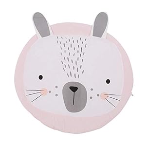 Hinzonek Katoenen Kruipdeken Katoenen Babykleed Vloerkleed Ronde Speelkleed Baby Kruipmat Voor Kinderkamerdecoratie