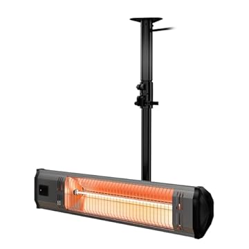 outdoor ceiling fan with infrared heater
