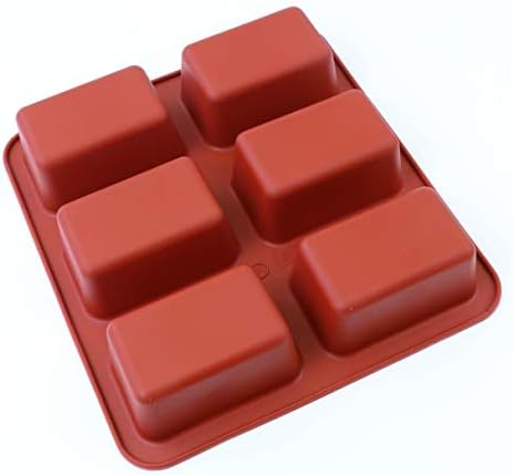 Oggibox Loaf Pan Silicone Mold for Soap, Brownie, Cornbread, Bread, Loaf, Muffin, Pudding, Cheesecake, and More (3.5 Inch)
