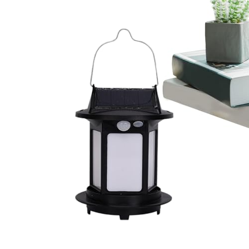 Linterna solar con iluminación brillante, resistente al agua, lámpara solar para cortes de energía, para senderismo, terraza, exterior, interior, supervivencia, senderismo, terraza, exterior, interior