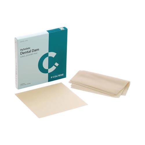 Coltene Whaledent 60034428 HySolate Latex Dental Dam Light Medium 152 X 152 36/Pk H00534