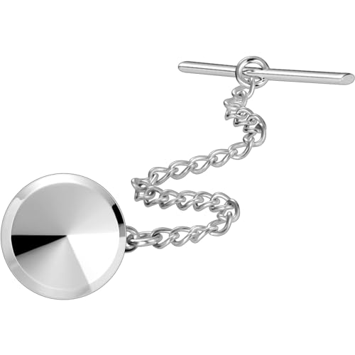 AMITER Shiny Tie Tack Clip for Men Square Tie Pins - Necktie Pin Best Gifts for Wedding Business Formal3