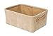 WENKO Cestino da bagno Anela beige, 27,6 x 12 x 20 cm