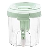 BESPORTBLE Kaltwasserkanister mit Zapfhahn Großer Getränkespender für Kühlschrank Bpa frei Lebensmittelecht Dicht Schließend für Wasser Saft Wein zu Hause und Büro